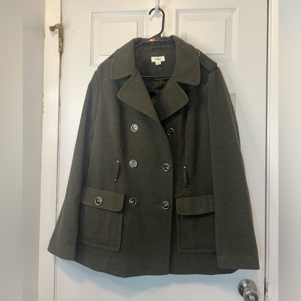Cato‎ size L pea coat NWOT
